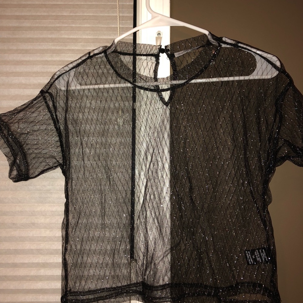 sheer shirt from Charlotte Russe